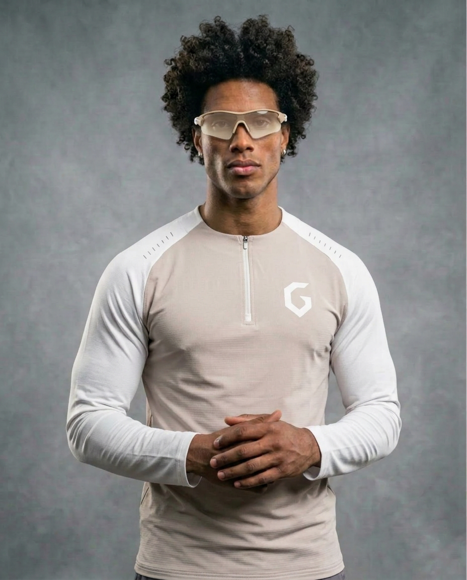 GRYTT Performance Zip – Beige Sable