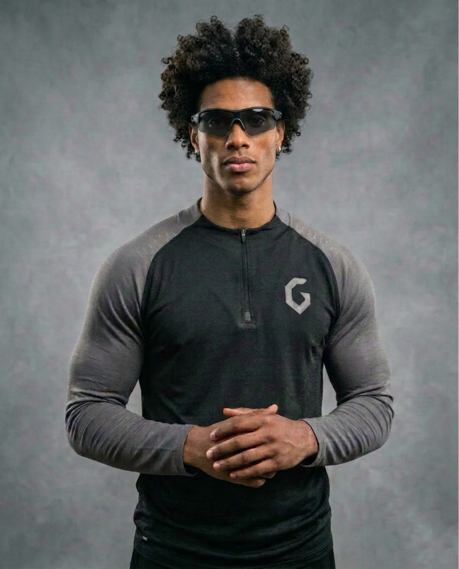 GRYTT Performance Zip – Noir / Gris
