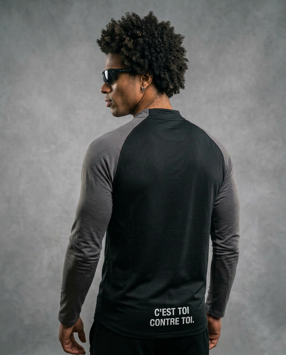 GRYTT Performance Zip – Noir / Gris