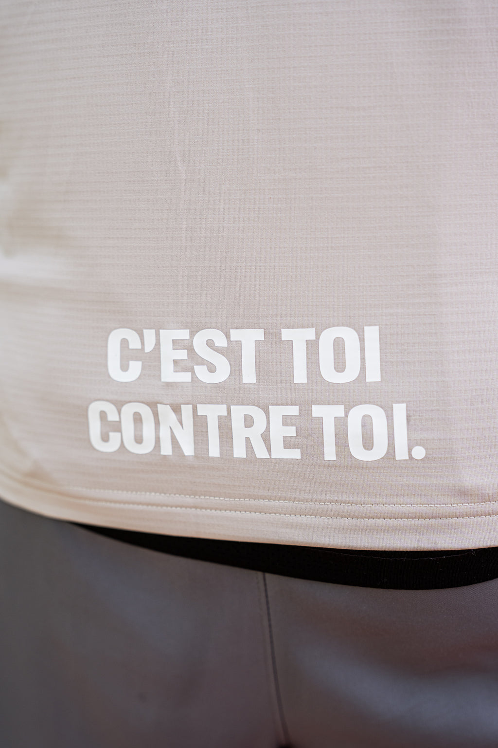 Long Sleeve GRYTT — Beige & Blanc