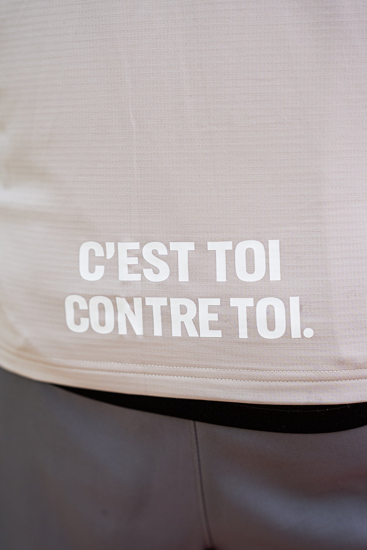 Long Sleeve GRYTT — Beige & Blanc